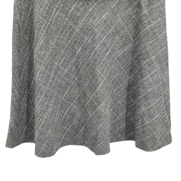 Loft Outlet Skirt Mini A-line Plaid Belted Gray 2 Light Academia Schoolgirl - Picture 7 of 10